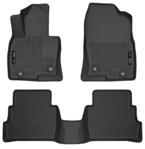 Mazda 6 Floor Liner - Front & 2nd Seat - Husky Liners - WeatherBeater - Black - 2014